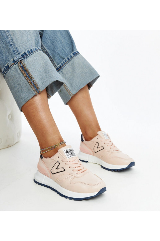 Roze sneakers op dikkere zool Olonio Roze sneakers op dikkere zool Olonio