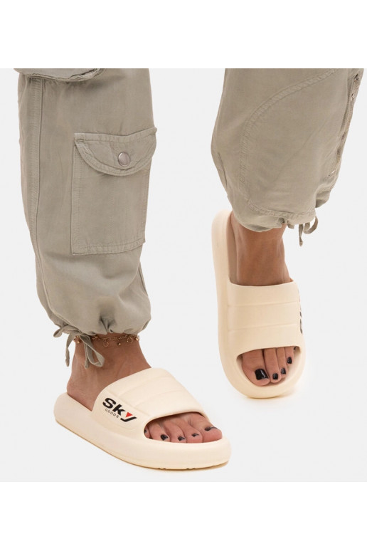 Beige Schaum-Sandalen Ciarsa