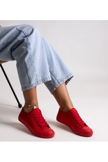 Rode klassieke sneakers Nudar 2