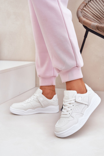 sportieve schoenen Sneakers model schoenen Dames van eco-leer wit Telisiria