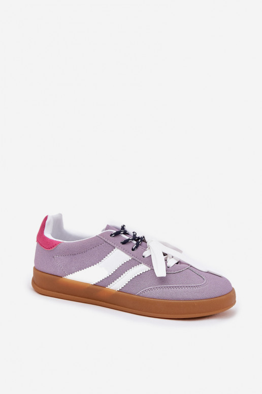 Niedrig Sneakers Stilvollllschuhe Feminin Z PodZuójnym Schnürungm Violette Farbe Ventus Niedrig Sneakers Stilvollllschuhe Feminin Z PodZuójnym Schnürungm Violette Farbe Ventus