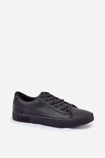 Heren Klassieke model platte sportschoenen van eco-leer Big Star NN174252 ZWART