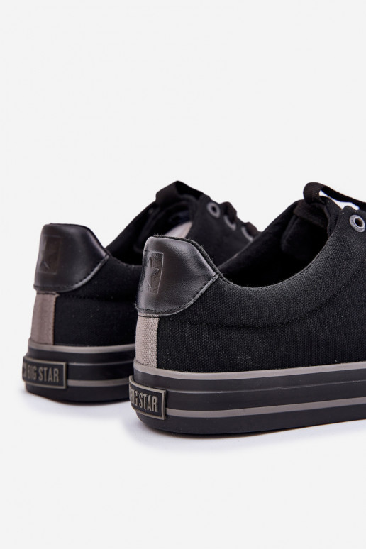 Faible Chaussures décontractées pour hommes Big Star NN174018 couleur noire Faible Chaussures décontractées pour hommes Big Star NN174018 couleur noire