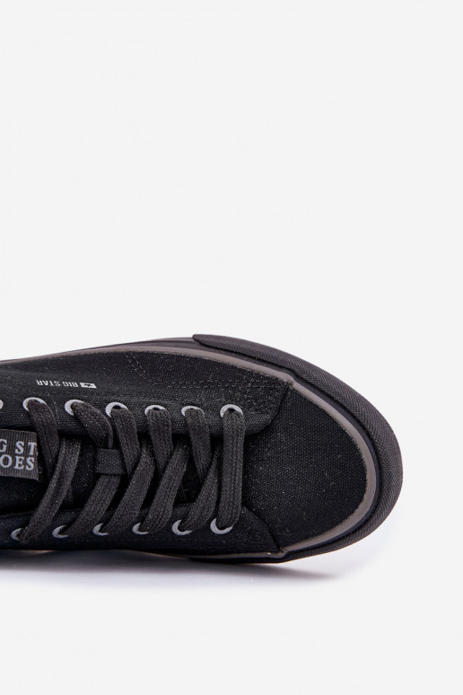 Niedrig Freizeitschuhe für Herren Big Star NN174018 schZuarze Farbe Niedrig Freizeitschuhe für Herren Big Star NN174018 schZuarze Farbe