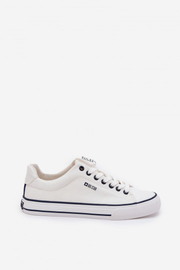 Chaussures de loisirs basses pour hommes Big Star NN174017 blanches 2