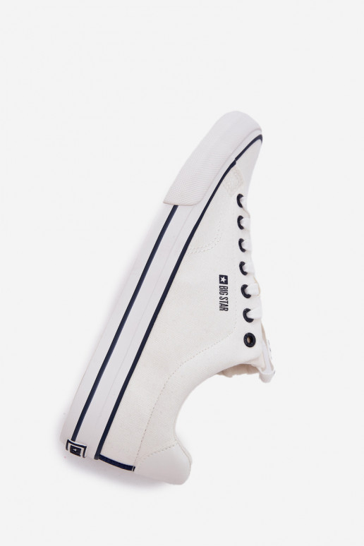 Chaussures de loisirs basses pour hommes Big Star NN174017 blanches Chaussures de loisirs basses pour hommes Big Star NN174017 blanches