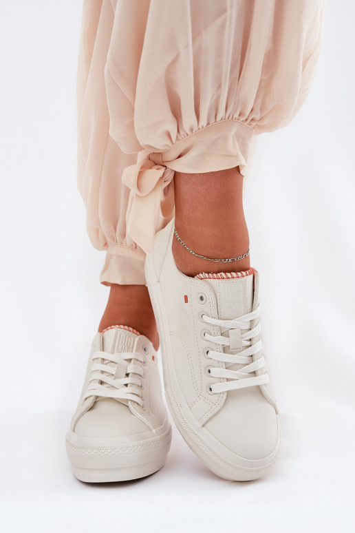 Vrijetijdsschoenen met platform van ecoleer Big Star RR274A297 ivoor Vrijetijdsschoenen met platform van ecoleer Big Star RR274A297 ivoor