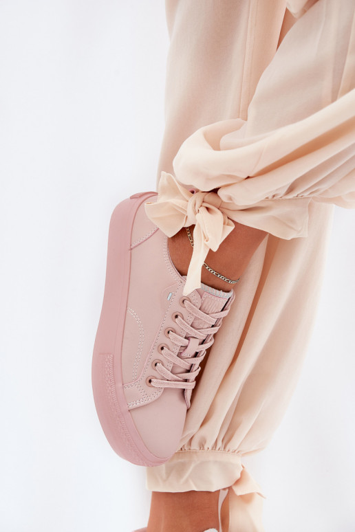 Vrijetijdsschoenen met platform van ecoleer Big Star RR274A294 roze Vrijetijdsschoenen met platform van ecoleer Big Star RR274A294 roze