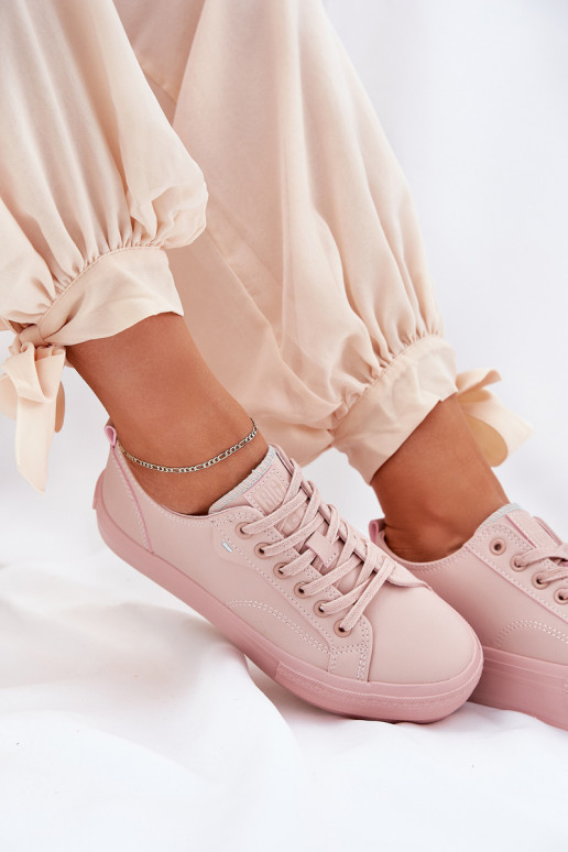 Chaussures de loisirs avec une plateforme en cuir écologique Big Star RR274A294 couleur rose Chaussures de loisirs avec une plateforme en cuir écologique Big Star RR274A294 couleur rose