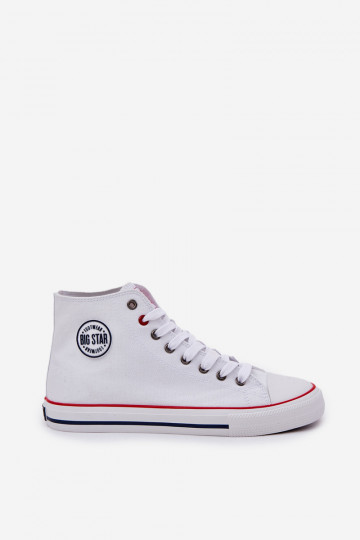  Chaussures décontractées pour hommes Big Star NN174305 HI-POLY SYSTEM couleur blanche 2