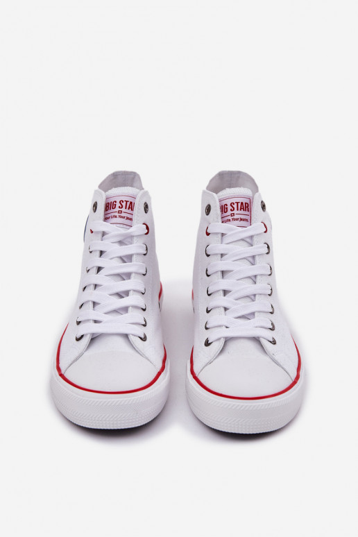 Chaussures décontractées pour hommes Big Star NN174305 HI-POLY SYSTEM couleur blanche  Chaussures décontractées pour hommes Big Star NN174305 HI-POLY SYSTEM couleur blanche