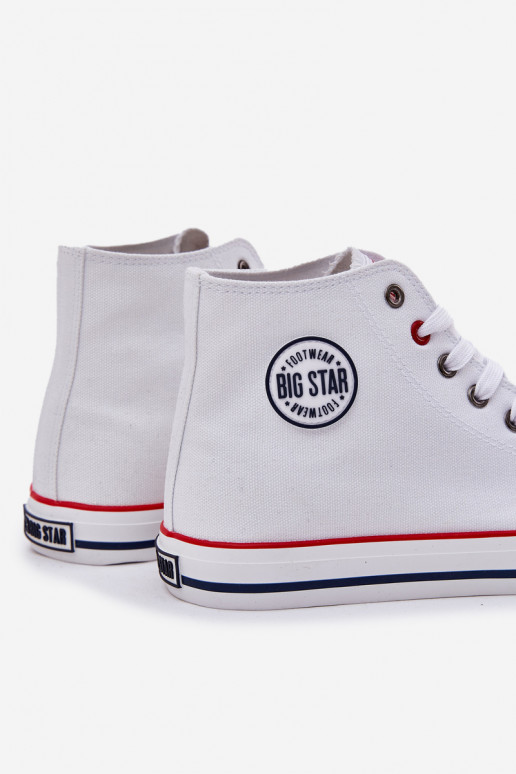 Chaussures décontractées pour hommes Big Star NN174305 HI-POLY SYSTEM couleur blanche  Chaussures décontractées pour hommes Big Star NN174305 HI-POLY SYSTEM couleur blanche