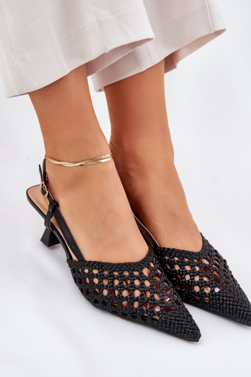 Hakken Ze Szpiczastym Noskiem I Odkrytą Piętą zInart Umirana