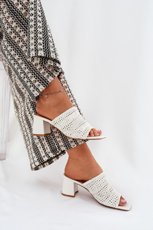 Damenhausschuhe Mit Zopf mit Absätzen Zueiße Farbe Ciariloria