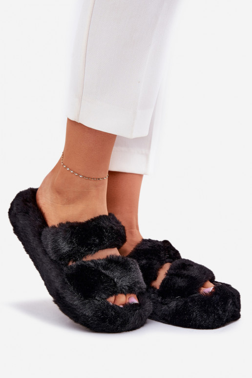 met bont Slippers Dames met platform zInart Talfedi met bont Slippers Dames met platform zInart Talfedi