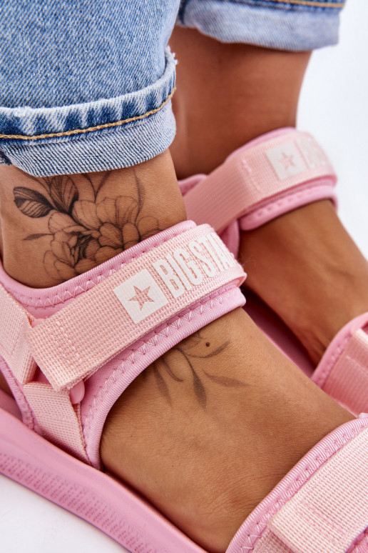 Dames Sportieve stijl sandalen Big Star LL274729 roze