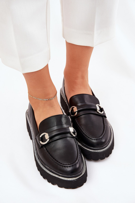 dames mocassins Versierd Cyrkoniami zInart Patina