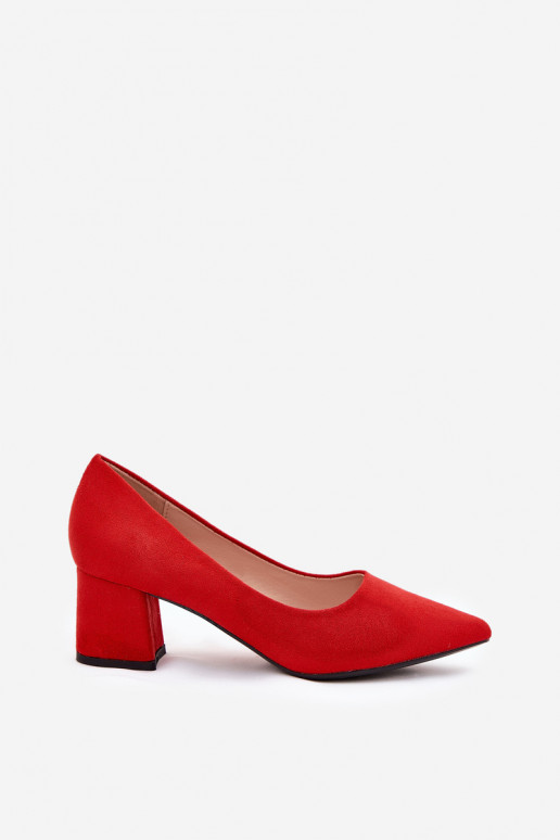 Chaussures Féminin Ze Szpiczastymi Noskami avec des talons couleur rouge Merinette Chaussures Féminin Ze Szpiczastymi Noskami avec des talons couleur rouge Merinette