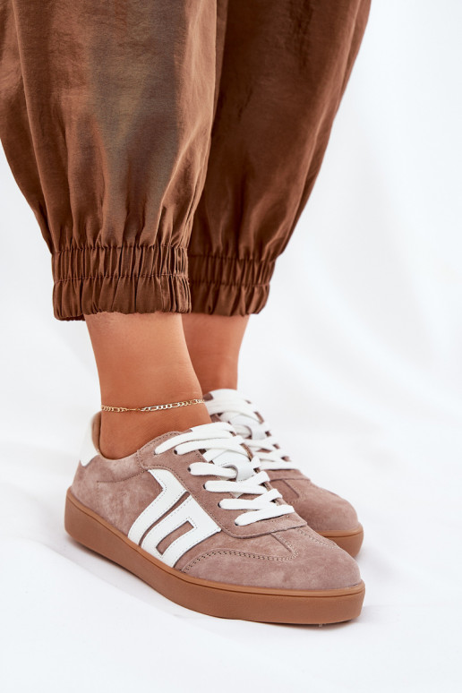 Chaussures modèle baskets baskets en daim Vinceza 79517 beige Chaussures modèle baskets baskets en daim Vinceza 79517 beige