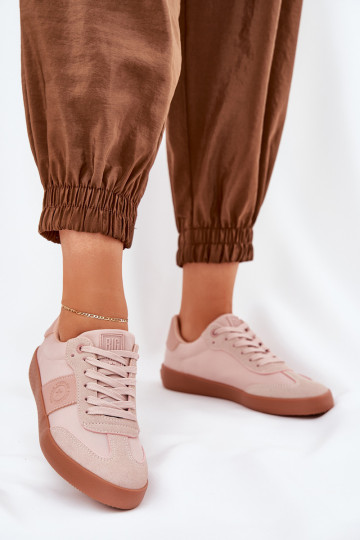 Chaussures modèle baskets Féminin Big Star RR274373 couleur rose