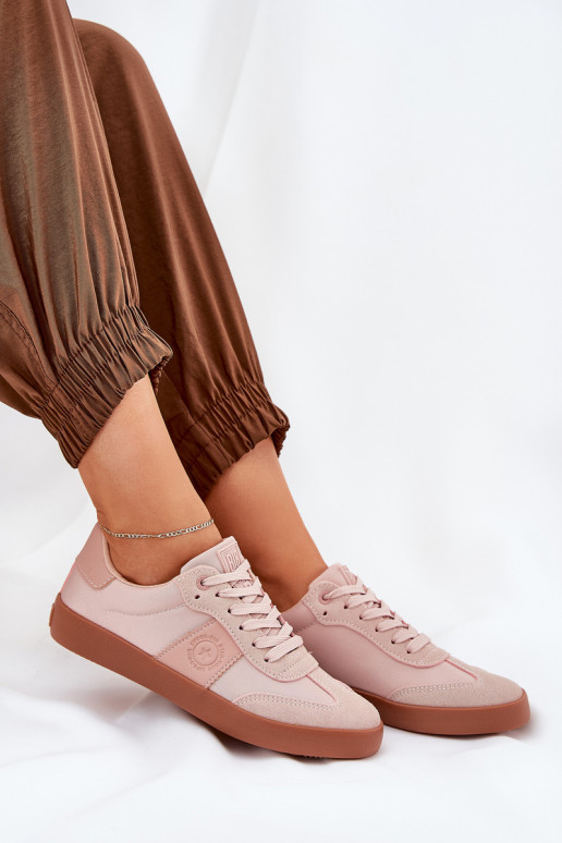 Sneakers Stilvollllschuhe Feminin Big Star RR274373 pinke Farbe Sneakers Stilvollllschuhe Feminin Big Star RR274373 pinke Farbe