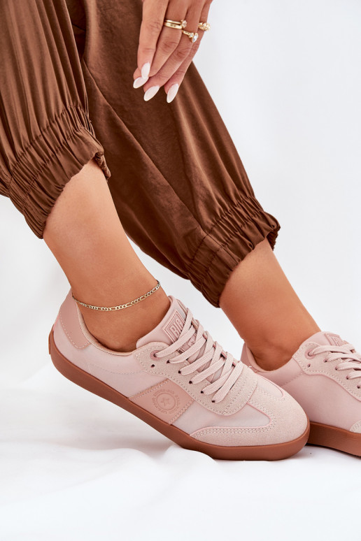 Sneakers Stilvollllschuhe Feminin Big Star RR274373 pinke Farbe Sneakers Stilvollllschuhe Feminin Big Star RR274373 pinke Farbe