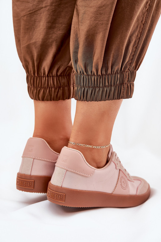 Sneakers Stilvollllschuhe Feminin Big Star RR274373 pinke Farbe Sneakers Stilvollllschuhe Feminin Big Star RR274373 pinke Farbe