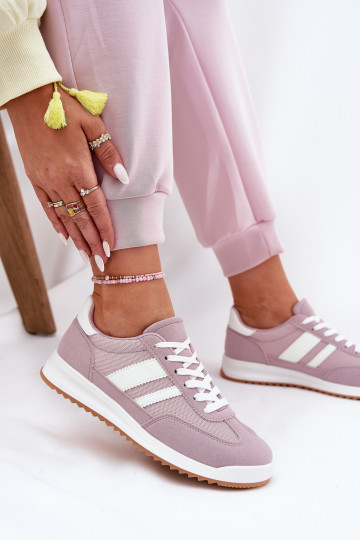 Sneakers model schoenen Dames Z van eco-suèdeu Paars Het heeftrinils