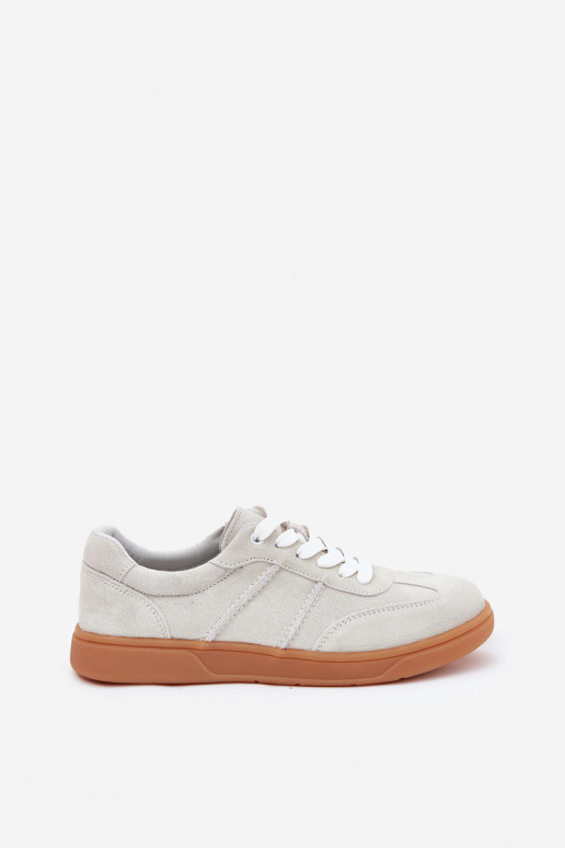 en daim Faible Chaussures modèle baskets Féminin couleur grise Paliana