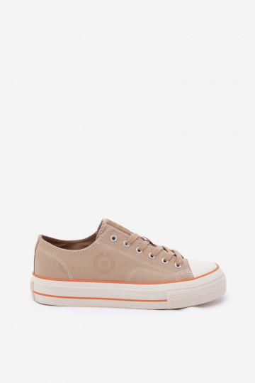 Herren sandfarbene Freizeitschuhe mit Plateau Big Star RR174323 2
