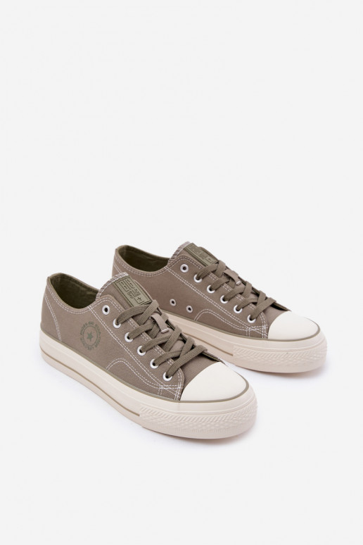 Chaussures décontractées pour hommes avec une plateforme Big Star RR174325 couleur verte Chaussures décontractées pour hommes avec une plateforme Big Star RR174325 couleur verte