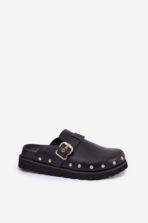 Leren pantoffels Klompen Dames met platform Big Star RR274A378 zInart Leren pantoffels Klompen Dames met platform Big Star RR274A378 zInart