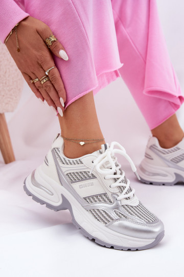Dames witte sneakers Big Star RR274A195
