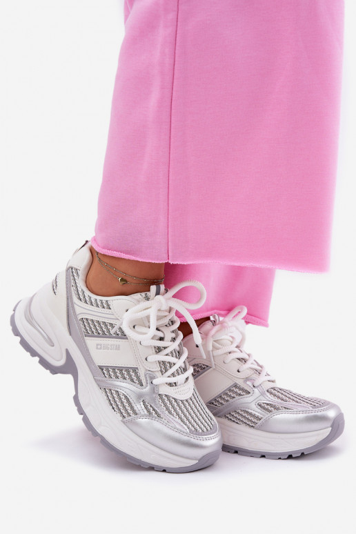 Sneakers Stilvollllschuhe Feminin Big Star RR274A195 Zueiße Farbe Sneakers Stilvollllschuhe Feminin Big Star RR274A195 Zueiße Farbe