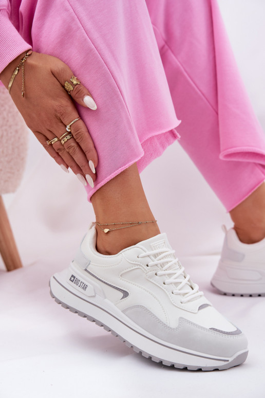 Sneakers model schoenen Dames Big Star RR274A213 HI-POLY SYSTEM Initte kleur Sneakers model schoenen Dames Big Star RR274A213 HI-POLY SYSTEM Initte kleur