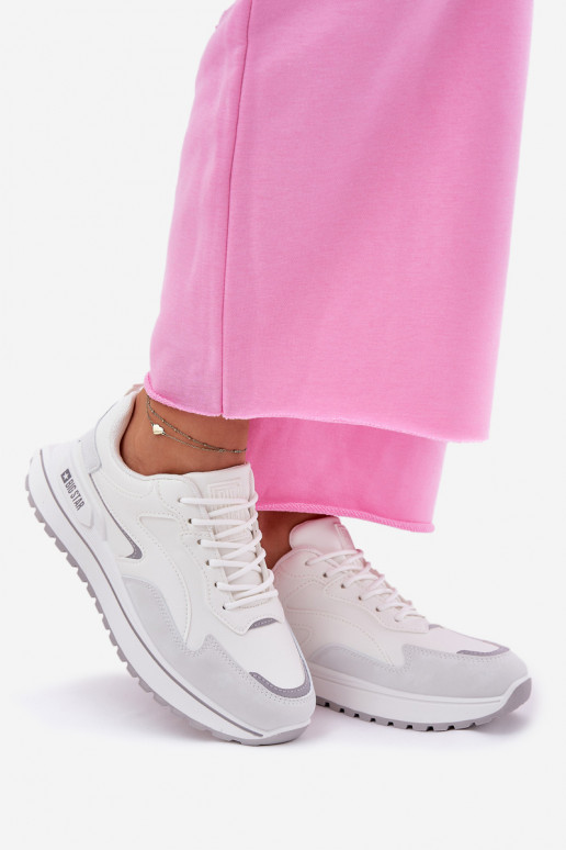 Chaussures modèle baskets Féminin Big Star RR274A213 HI-POLY SYSTEM couleur blanche Chaussures modèle baskets Féminin Big Star RR274A213 HI-POLY SYSTEM couleur blanche