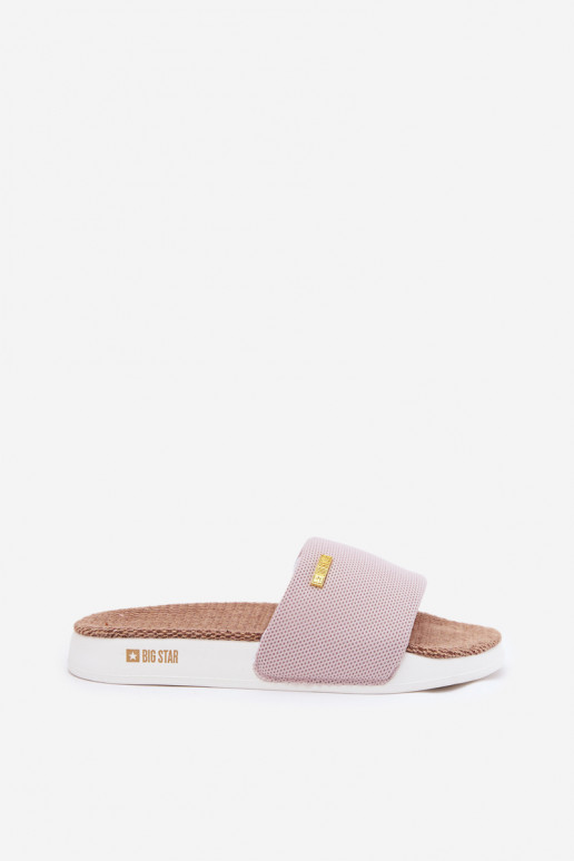 Damespantoffels Big Star RR274A105 Lichtroze tint Damespantoffels Big Star RR274A105 Lichtroze tint