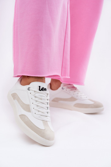 Chaussures modèle baskets Féminin LEE LIAN DANSOMEN LODANS 50251005.1FG couleur blanche