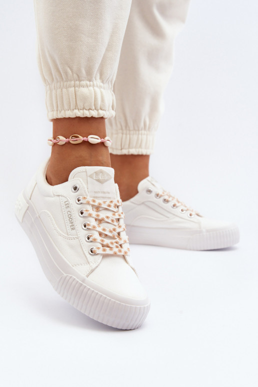 Chaussures de femme Lee Cooper LCDANS-24-31-2170 couleur blanche Chaussures de femme Lee Cooper LCDANS-24-31-2170 couleur blanche
