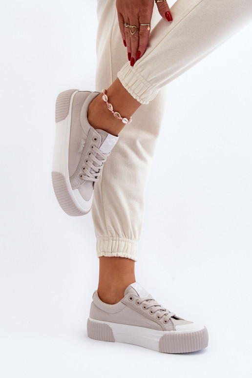 Chaussures de loisirs Sur une semelle épaisse Lee Cooper LCDANS-24-31-2178 couleur grise