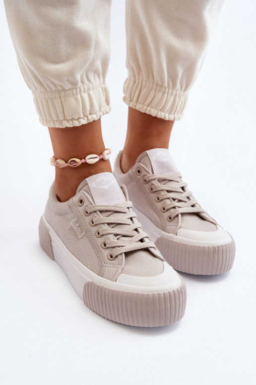 Chaussures de loisirs Sur une semelle épaisse Lee Cooper LCDANS-24-31-2178 couleur grise