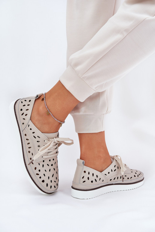 schoenen Leer Dames S.Barski LR51-610 beige schoenen Leer Dames S.Barski LR51-610 beige