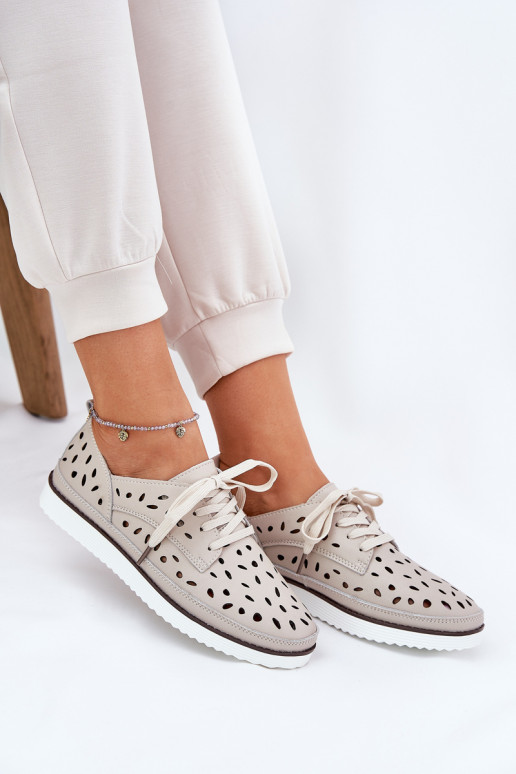 chaussures Peau Féminin S.Barski LR51-610 beige