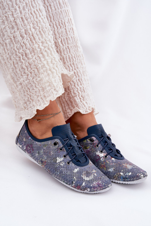 chaussures Féminin Fabriqué en cuir naturel À motifs Artiker 56C2691 couleur bleue chaussures Féminin Fabriqué en cuir naturel À motifs Artiker 56C2691 couleur bleue