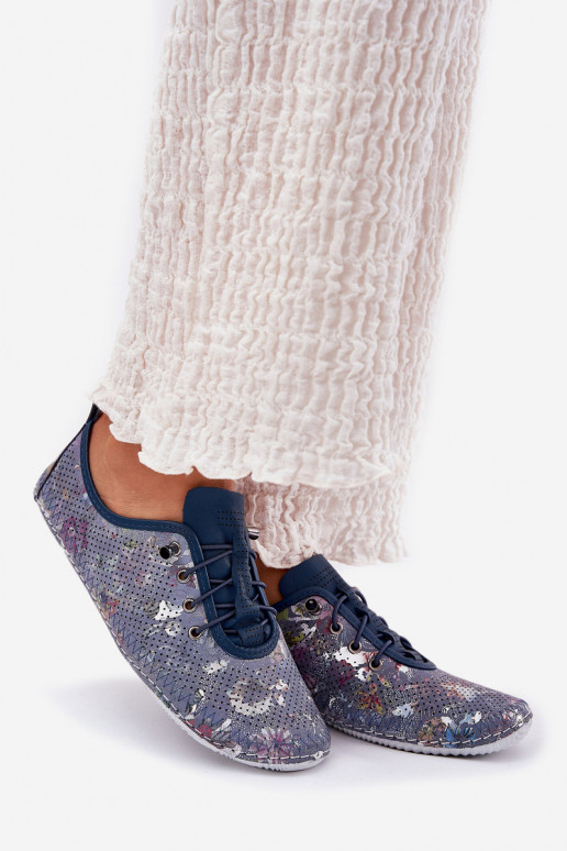 chaussures Féminin Fabriqué en cuir naturel À motifs Artiker 56C2691 couleur bleue chaussures Féminin Fabriqué en cuir naturel À motifs Artiker 56C2691 couleur bleue