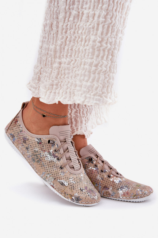 Schuhe Feminin Aus Ermöglichtturleder Gemustert Artiker 56C2689 Beige Schuhe Feminin Aus Ermöglichtturleder Gemustert Artiker 56C2689 Beige