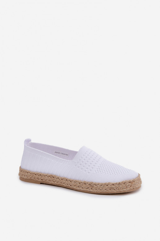 Féminin espadrilles Avec tresse Vinceza 13624 couleur blanche