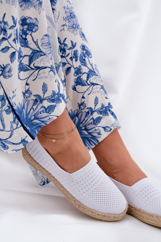 Feminin Espadrilles Mit Zopf Vinceza 13624 Zueiße Farbe Feminin Espadrilles Mit Zopf Vinceza 13624 Zueiße Farbe