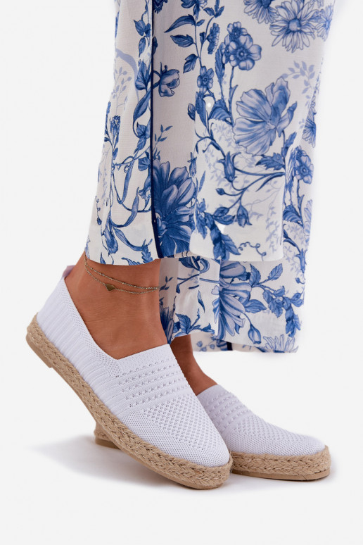 Feminin Espadrilles Mit Zopf Vinceza 13624 Zueiße Farbe Feminin Espadrilles Mit Zopf Vinceza 13624 Zueiße Farbe