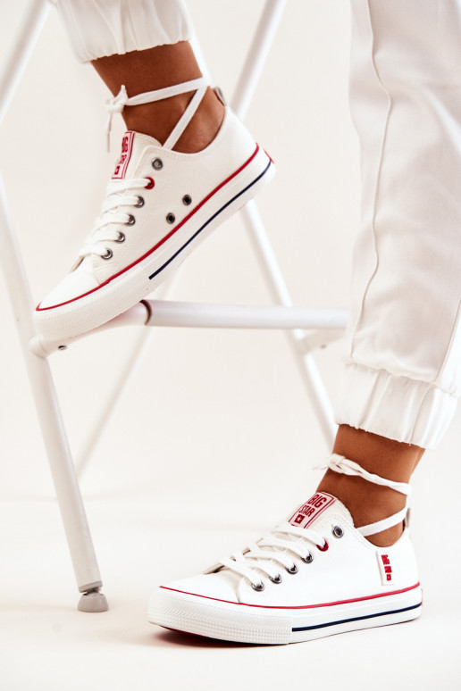 Feminin  lässige Schuhe BIG STAR JJ274123 Zueiße Farbe Feminin  lässige Schuhe BIG STAR JJ274123 Zueiße Farbe